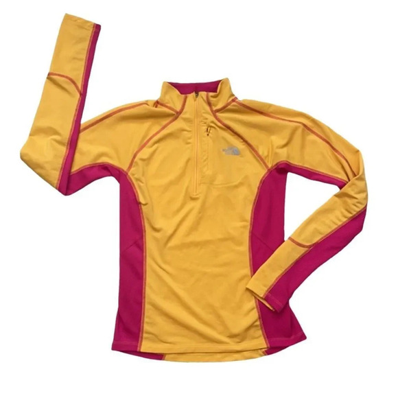 EUC Womens North Face Half Zip Vapor Wick Jacket S Color Combo Running - Picture 2 of 8